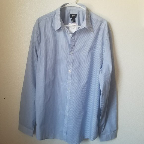 H&M Other - H&M Mens Button Down Shirt, easy iron, XL